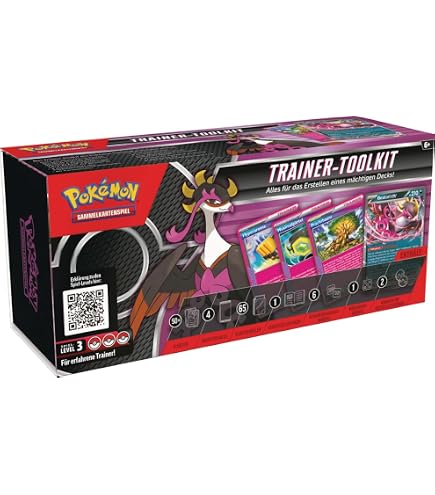 Amazon.com: Pokemon 2022 Trainer's Toolkit Box - 4 Booster Packs +