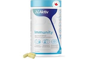 Aktiv Immunity – Cold & Flu Symptom Relief & Fever Support – Immune System Support with Turkey Tail & Reishi Mushrooms, Elder