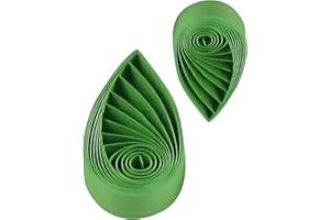 ODETOJOY Quilling Strips 5mm Green Paper Quilling Set 120pcs Strips 52CM Solid Color Origami Paper DIY Hand Crafts Quilling Paper Strips Lawngreen