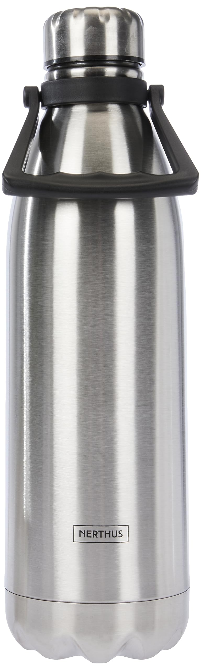NERTHUS FIH 622 622-Double Wall Cold and Hot Flask Black Design 1500 ml BPA Airtight Cap, 18/40 Stainless Steel