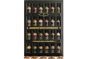 TILZ COLLECTION Spice Gift Set -24 Gourmet Spices For Cooking, Grilling, Rubs, Mixed Spice, Herbs, Spices & Seasonings, All Purpose Seasoning, Cooking Gifts For Men, Women, Birthday, Housewarming Gifts