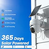 Cinnado Solar Security Camera Outdoor Wireless 2K PIR Color Night Vision view 3