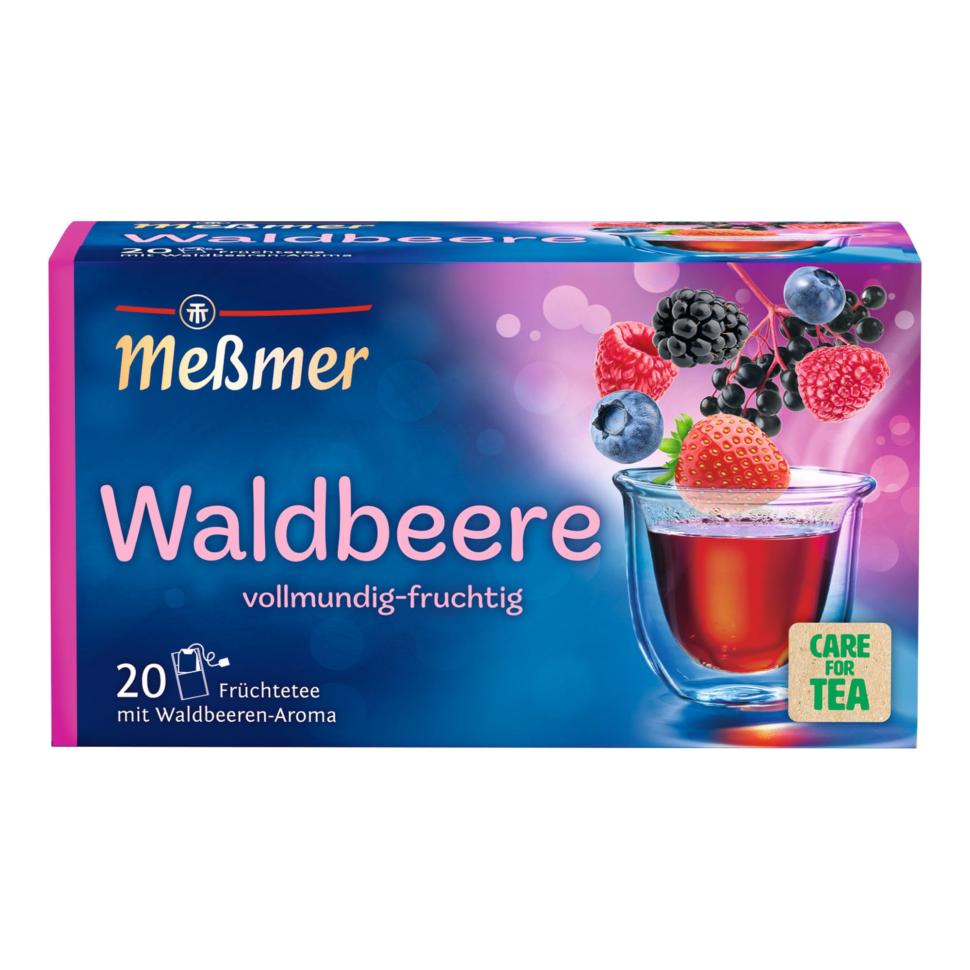 Meßmer Waldbeere | 20 Teebeutel | Vegan | Glutenfrei | Laktosefrei
