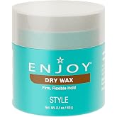 Enjoy Dry Wax - Firm Flexible Hold Natural Matte Finish, 2.1 Oz | Non Greasy Pliable Texture Hair Wax