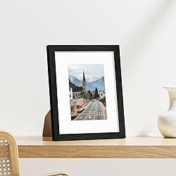 Vittanly 8x10 Picture Frames Set of 9, Shatter