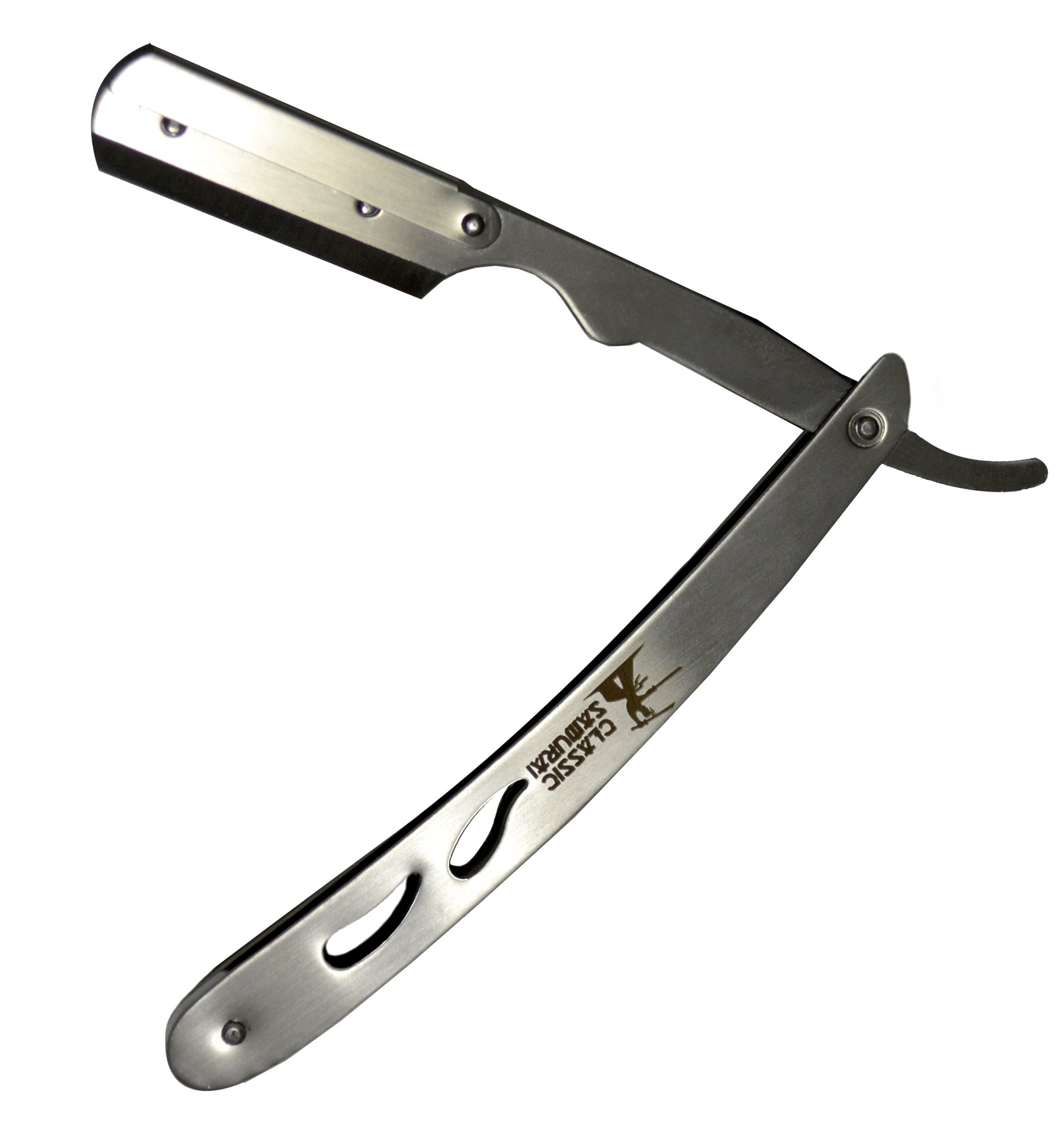Classic Samurai Straight Cut Throat Razor Stainless Steel Men Shaving Razor