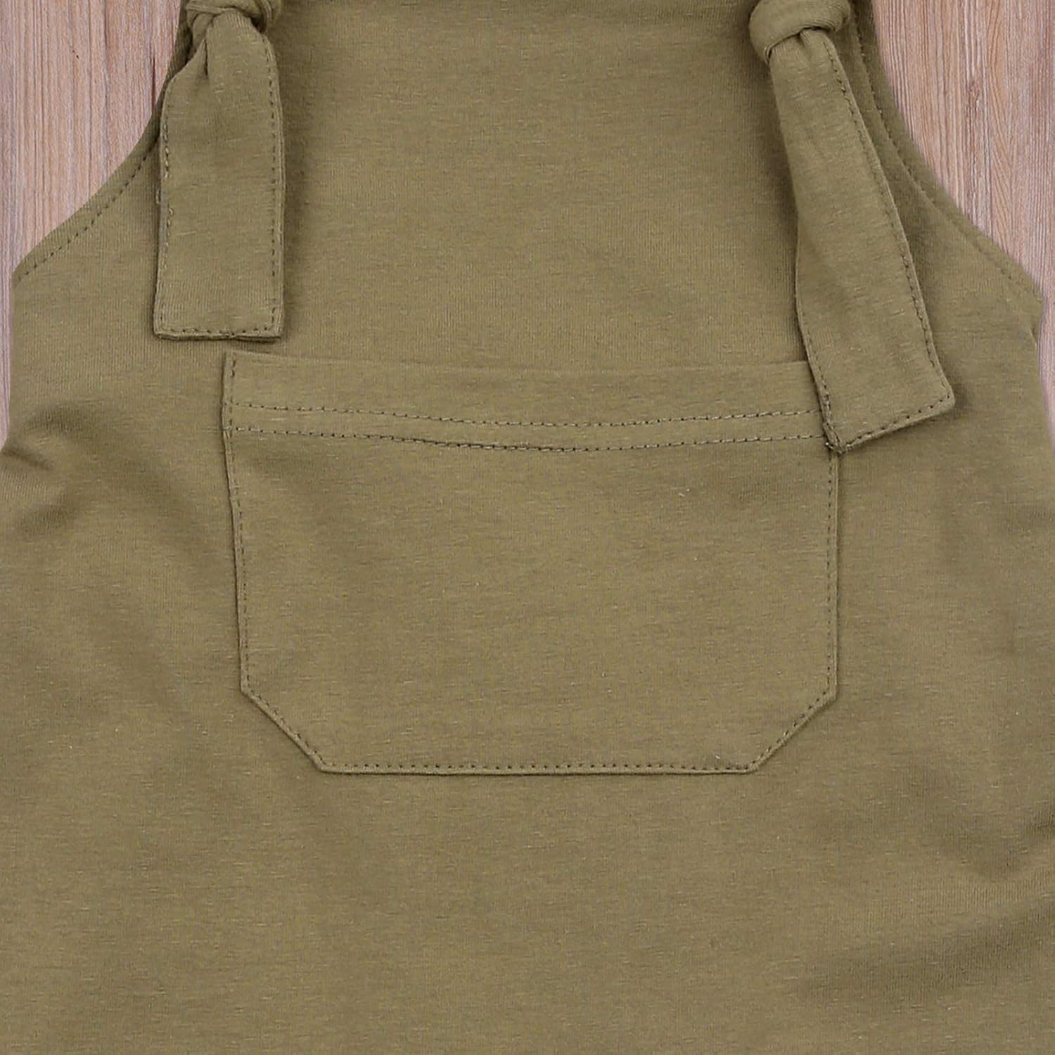 Yunersea Newborn Baby Toddler Girl Boy Basic Plain Pocket Bib Overalls Cotton Overall Pants: Clothing