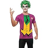 Rubie's Costume Costumes DC Comics Justice League Superhero Style Adult Printed Top The Joker