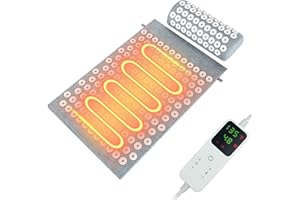 AICNLY Acupuncture Heating Mat – Acupressure & Heat Therapy Pad for Back Pain Relief, Muscle Relaxation, Stress Reduction & Improved Circulation