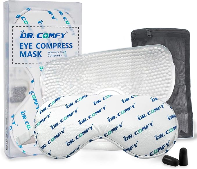 Eye Mask Dr. Comfy Gel Eye Mask Hot Cold Cooling Eye Mask