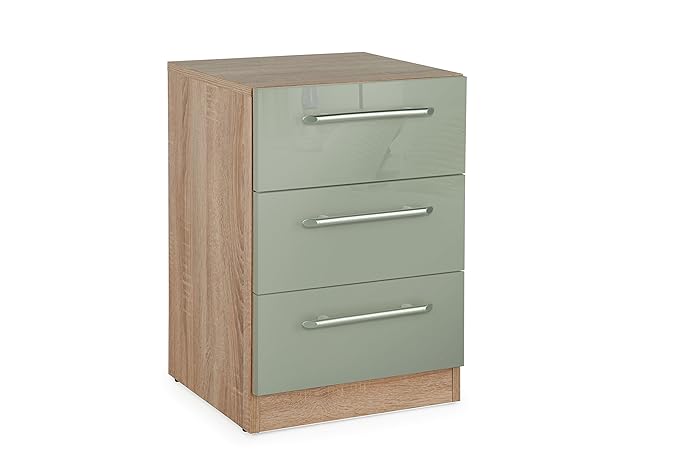 kensington bedside cabinet 3 drawer