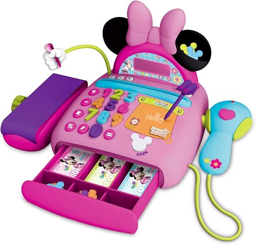 Grandi Giochi GG08501 - Caja registradora, diseño de Minnie: Amazon.es: Juguetes y juegos