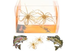 WATNTOW 2PCS Sea Urchin Fishing Lures, Soft Plastic Bass Fishing Bait, Lure Bait for Black Pits, Artificial Creature Urchin B