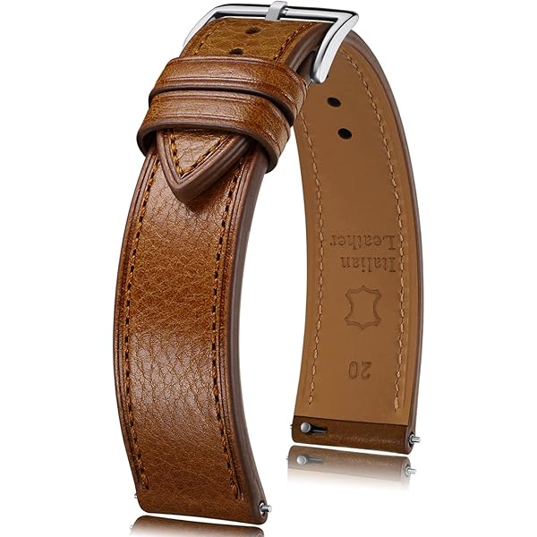 Amazon.com: Getalia Italian leather Watch Band Tuscany Natural