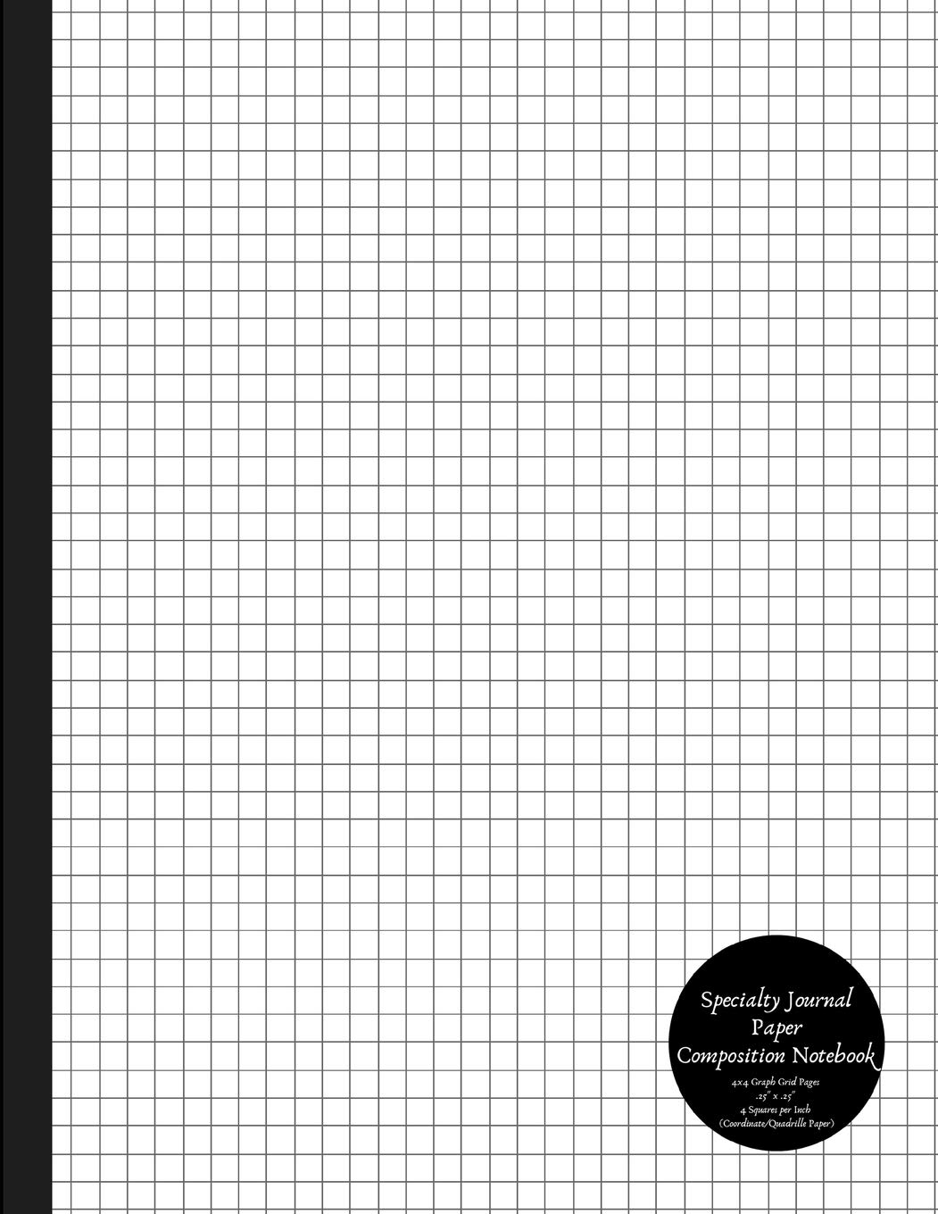 (Free Download) Specialty Journal Paper Composition Notebook 4x4 Graph