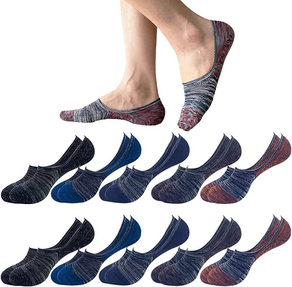 Amazon Co Jp 10足 ソックス メンズ フットカバー ベリーショートソックス くるぶし 靴下 おしゃれ カジュアル 24 28 センチ 服 ファッション小物