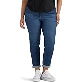 Lee Womens Plus Size Legendary Mid Rise '90s Taper Jean