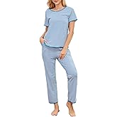 Fysumeoa Womens Pajama Sets Fall 2 Piece Soft Lounge Set Ladies Pj Set Comfy Loungewear Sleepwear with Pockets