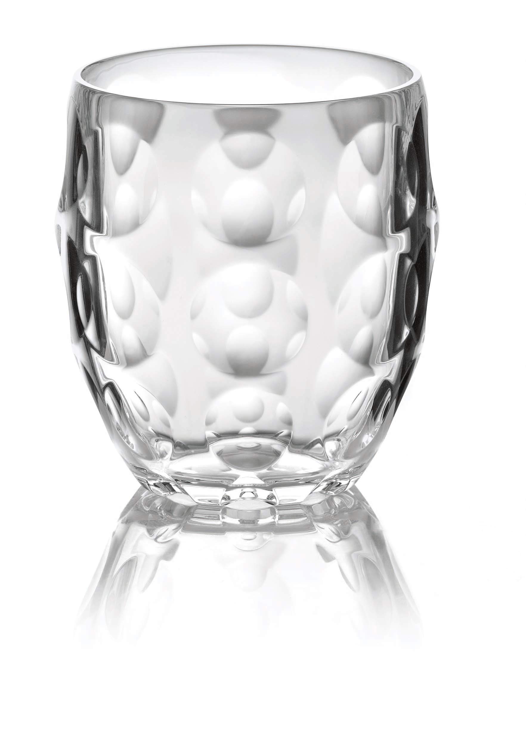 Guzzini Venice - Plastic Acrylic Tumbler - Party Picnic Glass - Clear, 340 millilitre