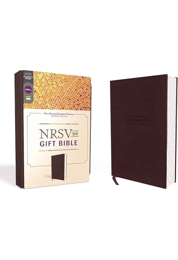 NRSVue, Gift Bible, Leathersoft, Blue, Comfort Print: Zondervan