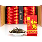 Mistravine Yingde Black Tea Gift Set, Artisan Chinese Loose Leaf,24 Packets | Handcrafted Premium Chinese Tea Gift Sets for Tea Lovers, Smooth Cocoa Notes, Nitrogen Sealed Individual Foil Packets