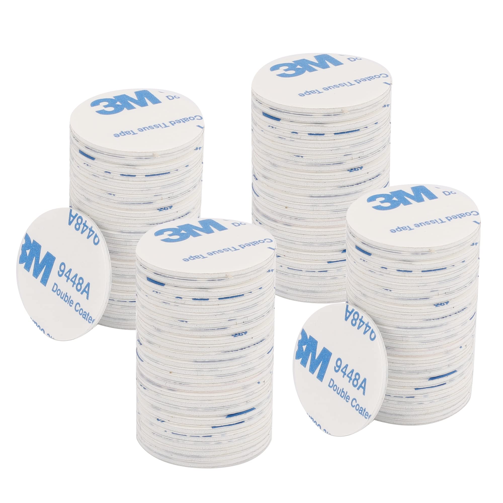 Photo 1 of DRENIS100 PCS 3m Double Sided Foam Tape Round Strong Pad 25 x 25x 2mm Heavy Duty Mounting Adhesive Pad Tap Suitable for Walls?Small Mirrors and Door