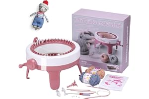 RVtiooy SENTRO Knitting Machine, Intelligent 40 Needles Knitting Machine Kit, Knitting Machines for Adults DIY Scarves, Hats, Gloves, Christmas and New Year Gifts (S40)