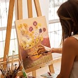 FEPITO 6 Set Blank Stretched Canvas Assorted Sizes for Acrylic Oil Painting view 2
