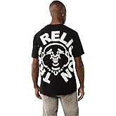 True Religion Men’s Short Sleeve Buddha Face Tee – Men's T-Shirts, Graphic Tees for Men