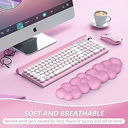 DHUJBFF Keyboard Wrist Rest, Memory Foam Wrist Rest