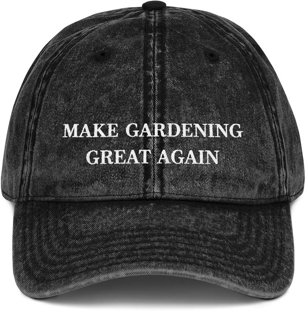 Make Gardening Great Again Hat (Embroidered Vintage Cotton Twill Dad
