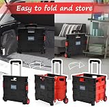 Rainberg Heavy Duty Folding Trolley Box Cart Extra Large 35kg Capacity view 3