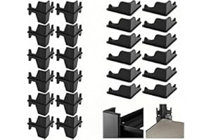 SRASEENOMY 24 Pcs Post Inserts Connectors for Storage Rack and Whalen Muscle Rack Shelving - PP Plastic, Sturdy Support - Replacement Parts for Wire Shelving (12 Post Corner Connectors and 12 Post Caps)