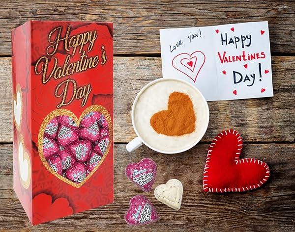 FRUIDLES VALENTINE’S MILK CHOCOLATE COOKIES & CREAM HEARTS, CREAMY CHOCOLATY HEARTS, HOLIDAY TREATS, INDIVIDUALLY WRAPPED FOILS, KOSHER CERTIFIED DAIRY (40 COUNT, 1 POUND)