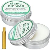 Heigble 2 Pack Imperial Sizing Die Wax, Case Lube for Reloading, White | 2 oz, Case Lube in Forming and Resizing, High Lubricity Prevents Stuck Cases, Easy Application Cleanup, Reloading Supplies