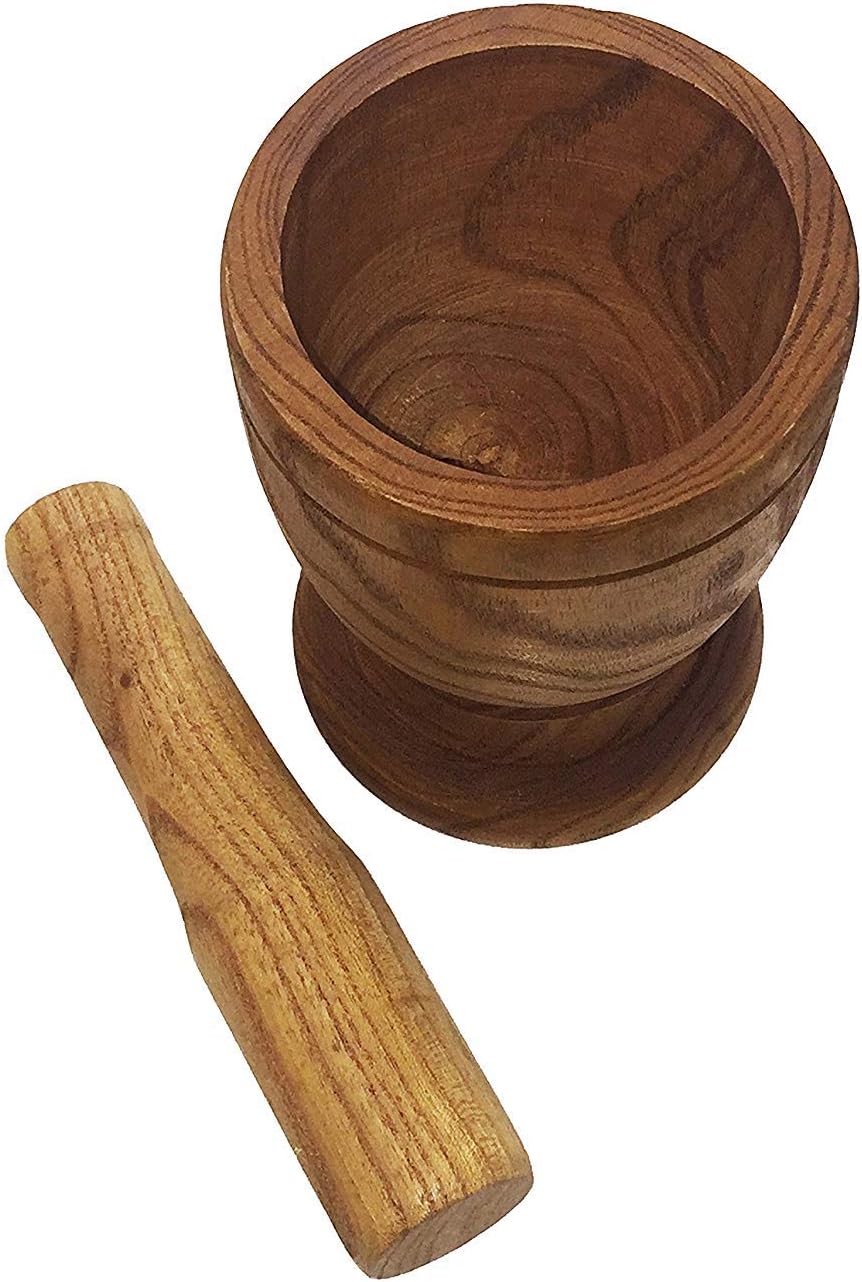 Imusa Mortar with Pestle Kitchen Essentials, Jumbo, Natural: Mortar And Pestle: Kitchen & Dining