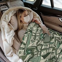 Jbofyee Money Throw Blankets All Season Ultra Soft
