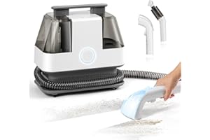 Hapyvergo Upholstery Cleaner Machine 15KPa Portable Carpet Couch Deep Cleaner Handheld Rug Spot Cleaner Small Extractor Vacuum for Furniture Hand Held Sofa Shampooer for Car Seat Pet Stain