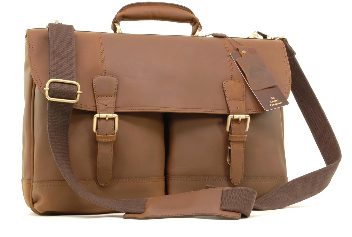 Ashwood Heavy Duty Briefcase Cross Body Bag Laptop Bag with Padded