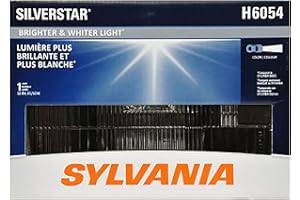 SYLVANIA - H6054 SilverStar Sealed Beam Headlight - High Performance Halogen Headlight Replacement (142x200), Brighter & Whiter Light for Added Clarity Downroad and Sideroad, (Contains 1 Bulb)