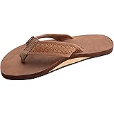 Rainbow Sandals Mens The Bentley Luxury Leather - Single Layer Arch Hand Woven Strap