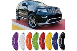 4pc Brake Caliper Covers Compatible Front Rear Wheel Size for JEEP GRAND CHEROKEE Accessories (Green)