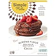 Simple Mills Cocoa Pancake and Waffle Mix, Just add Water, Gluten Free, Paleo Friendly, Breakfast, 10 oz (1 pack)