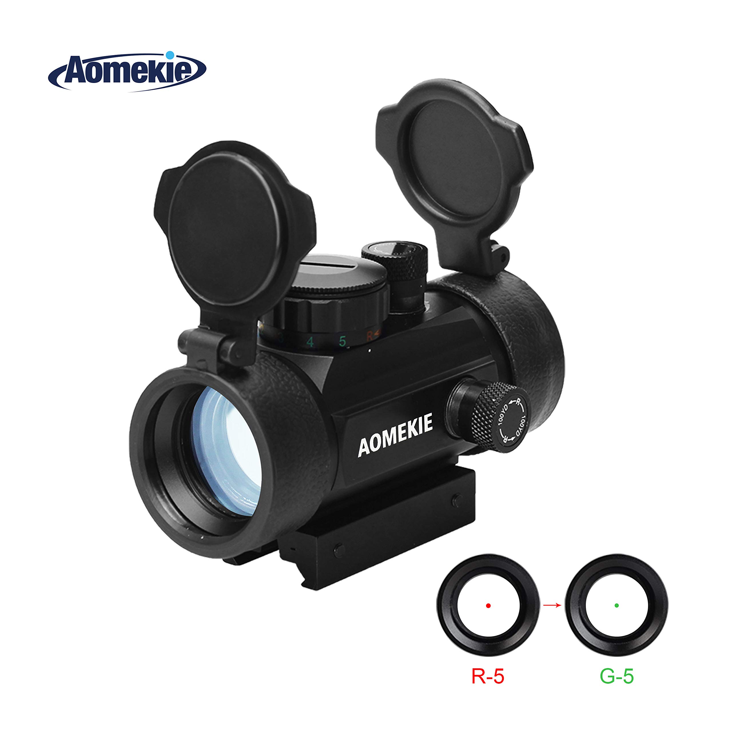 AOMEKIE Airsoft Red Dot Sight Reflex Sight Rifle Scope 30mm Multi