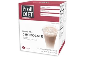 Proti Diet Chocolate Shake (7 pouches per box) Net Wt 7.5oz (213g) by Pro-Amino