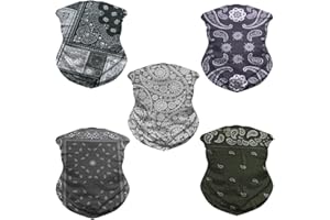 MOBEST Neck Gaiter Mask Face Scarf Bandana Tube Cover Headwear Balaclava Headband Headwrap for Men and Women