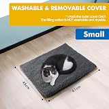 MORA PETS Self Heating Cat Bed 61x45cm Non-Slip Washable Cover view 6