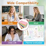 ojussa 10Pcs A6 Notebooks 60 Pages Rainbow Colorful Lined Multipack 14×9cm view 7