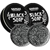 the snowy. bodee Black Soap Shampoo Bar for Gray Hair – 2pcs Unscented | Anti-Gray Formula with Natural Oils | Hair Darkening & Nourishing Bar