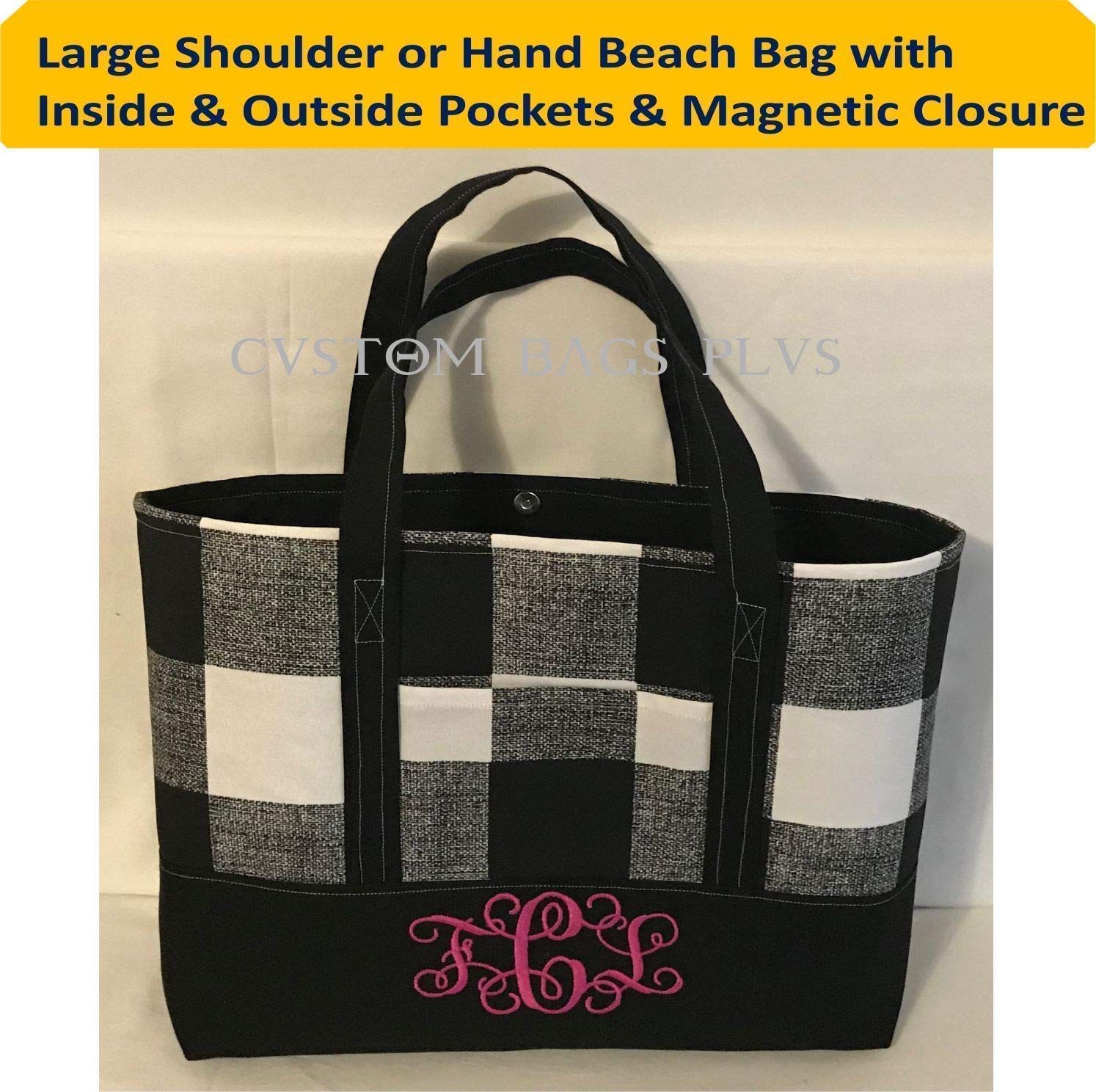 beach bag with inside pockets